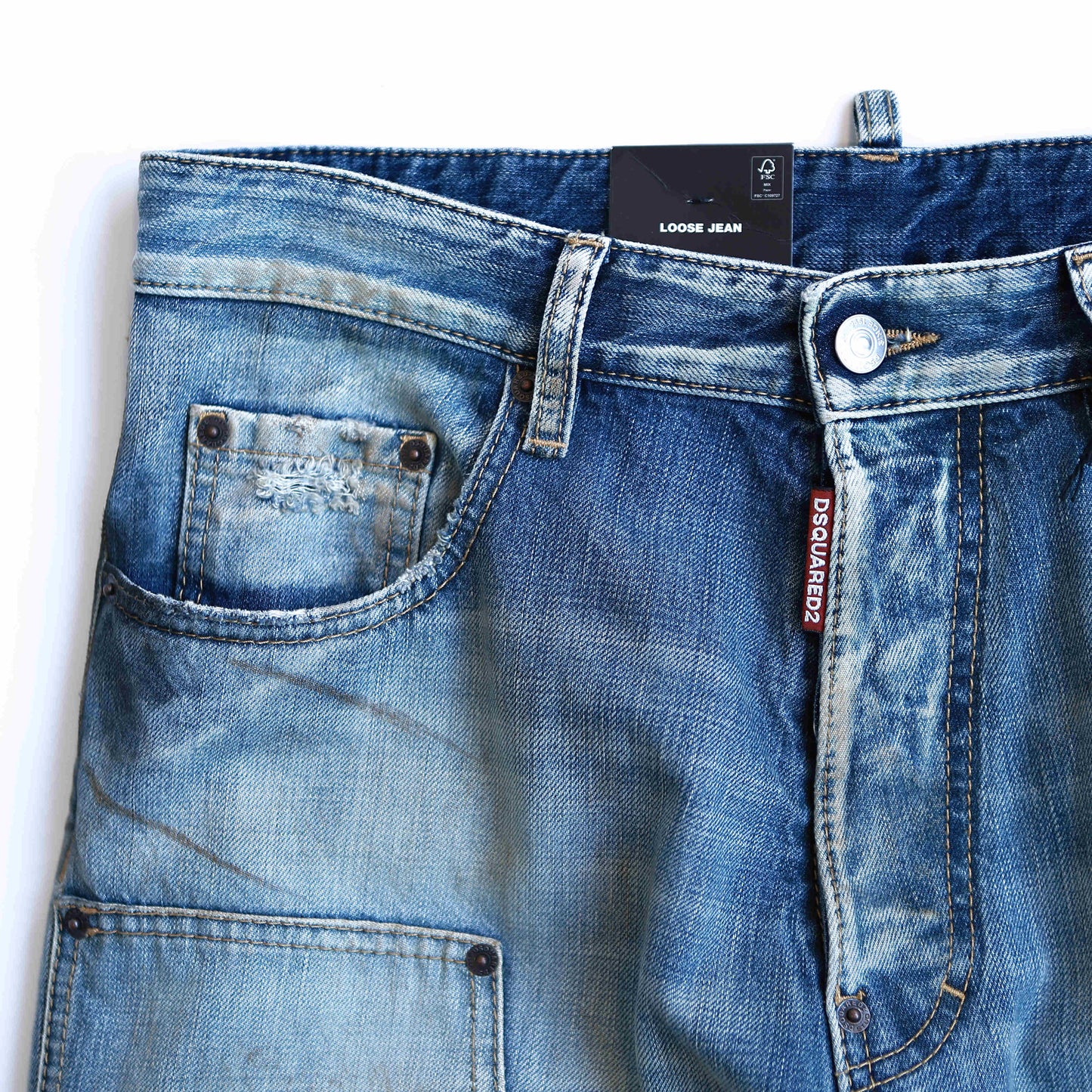 DSQUARED2 LOOSE JEAN S74LB1667
