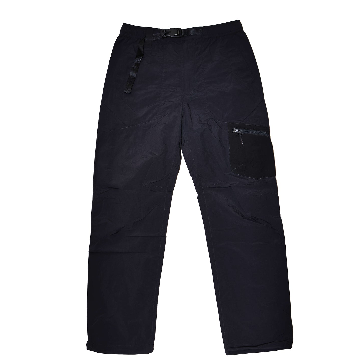 MAHARISHI 5282 VEG DYED ASYM CARGO TRACK PANTS : BLACK