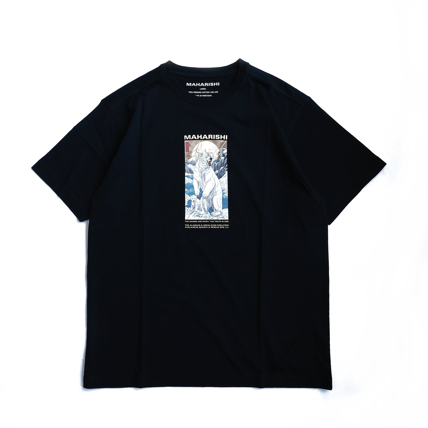 MAHARISHI 2211 ALASKAN POLAR BEAR T-AHURT