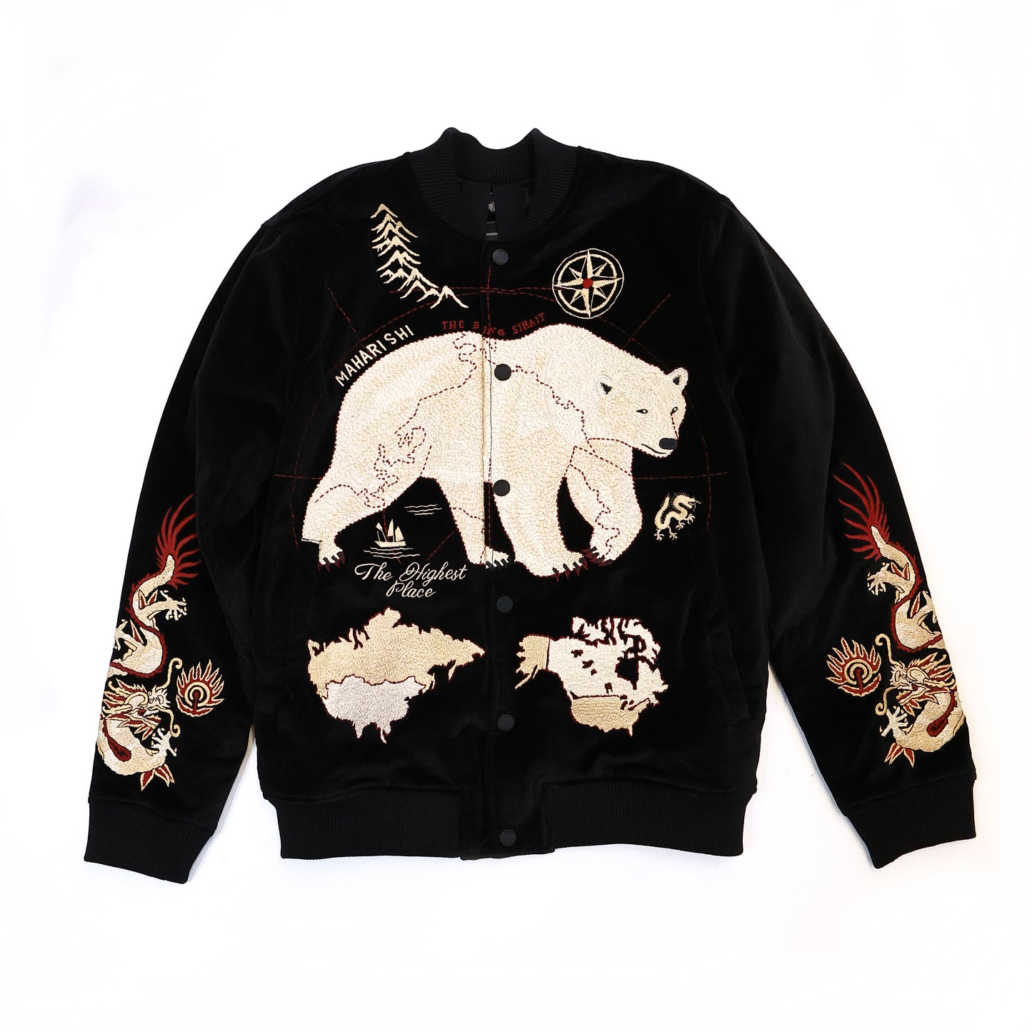 MAHARISHI 7085 BERING STRAIT EMBROIDERED TOUR JACKET
