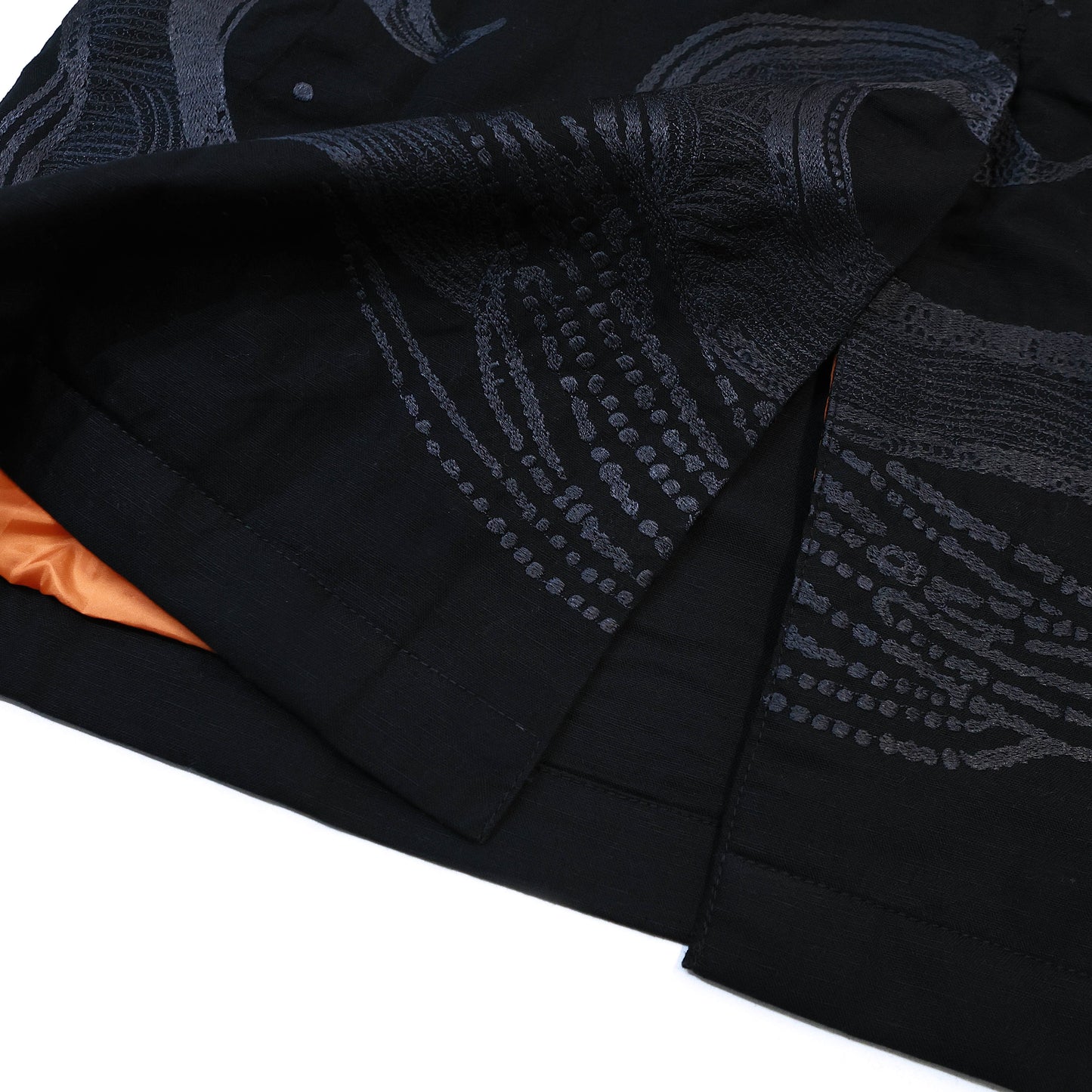 MAHARISHI 2210 LINEAR SNOW DRAGON EMBROIDERED MA MAC COAT