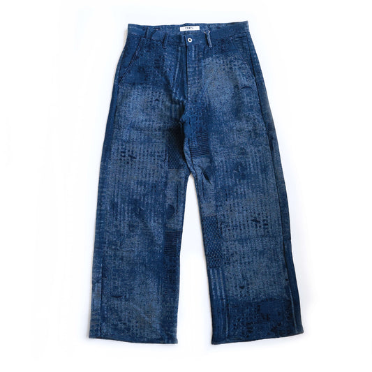 FDMTL FA25/PN37R BORO JAQUARD WIDE PANTS