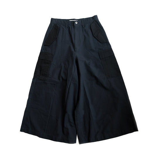 FDMTL FA25/PN34R BK HAKAMA CARGO PANTS