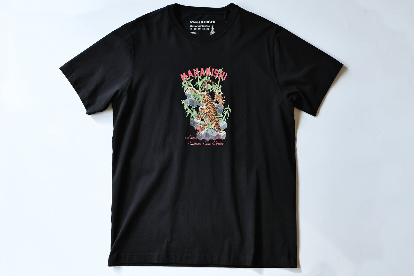 MAHARISHI 1280 TAKE TORA T-SHIRT : BLACK