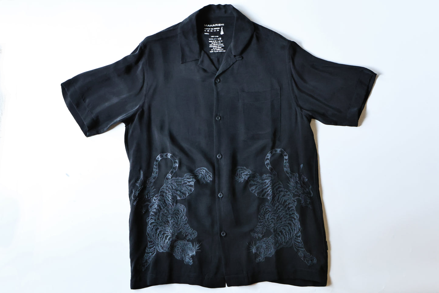 MAHARISHI 5100 TAKE TORA SUMMER SHIRT BLACK