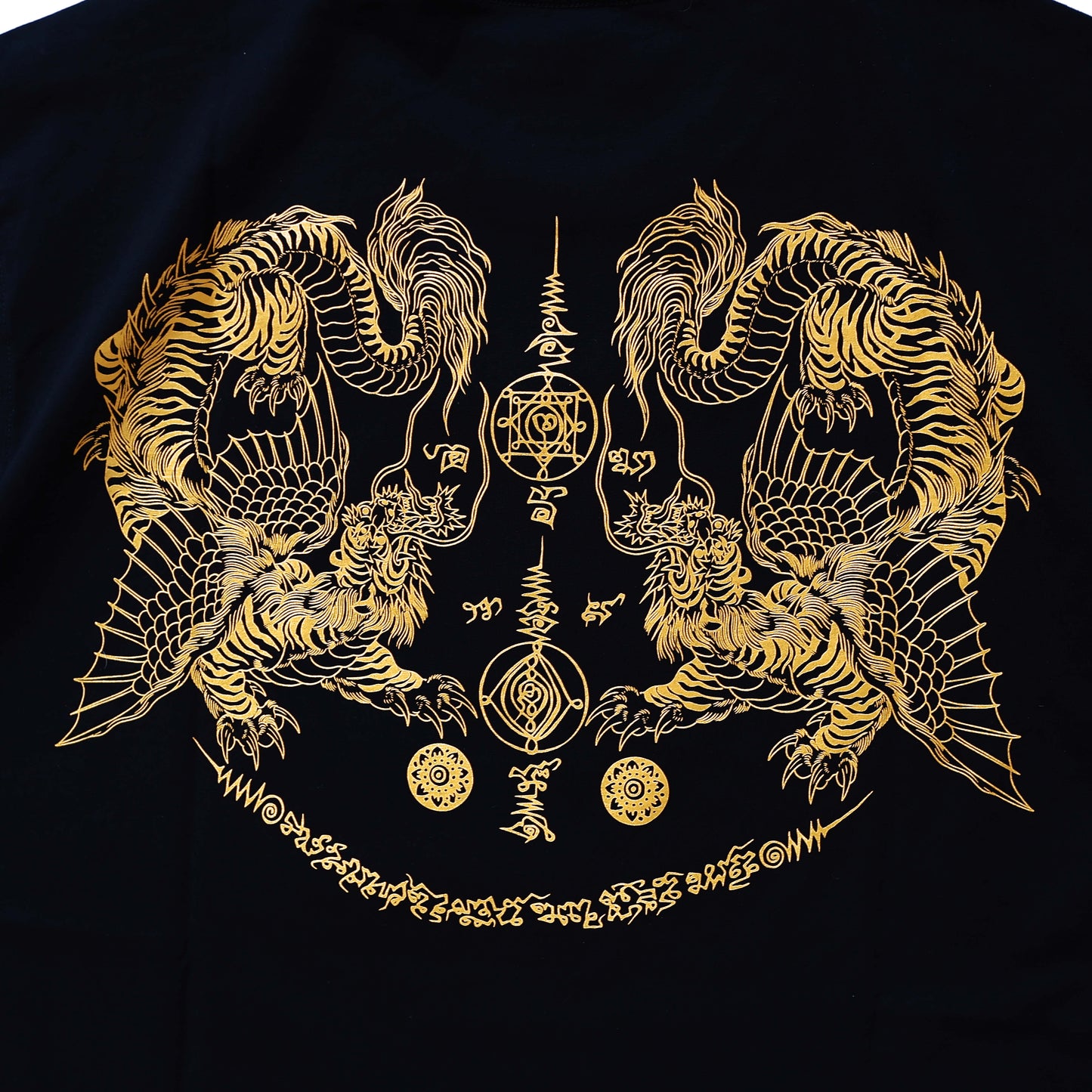 MAHARISHI 1489 MUAY THAI TIGER DRAGON T-SHIRT