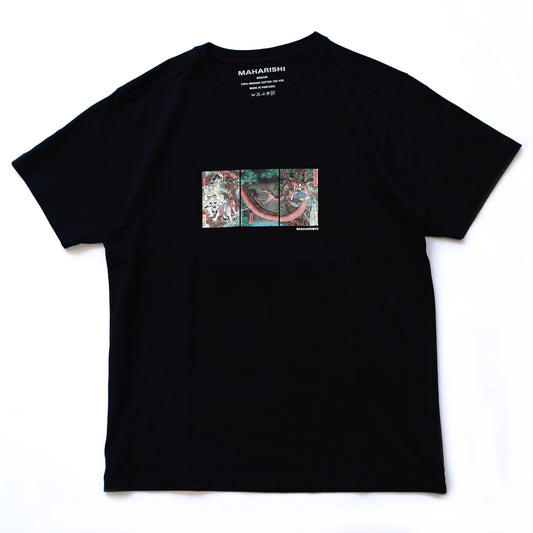 MAHARISHI 1540 Snake Triptych T-Shirt Black