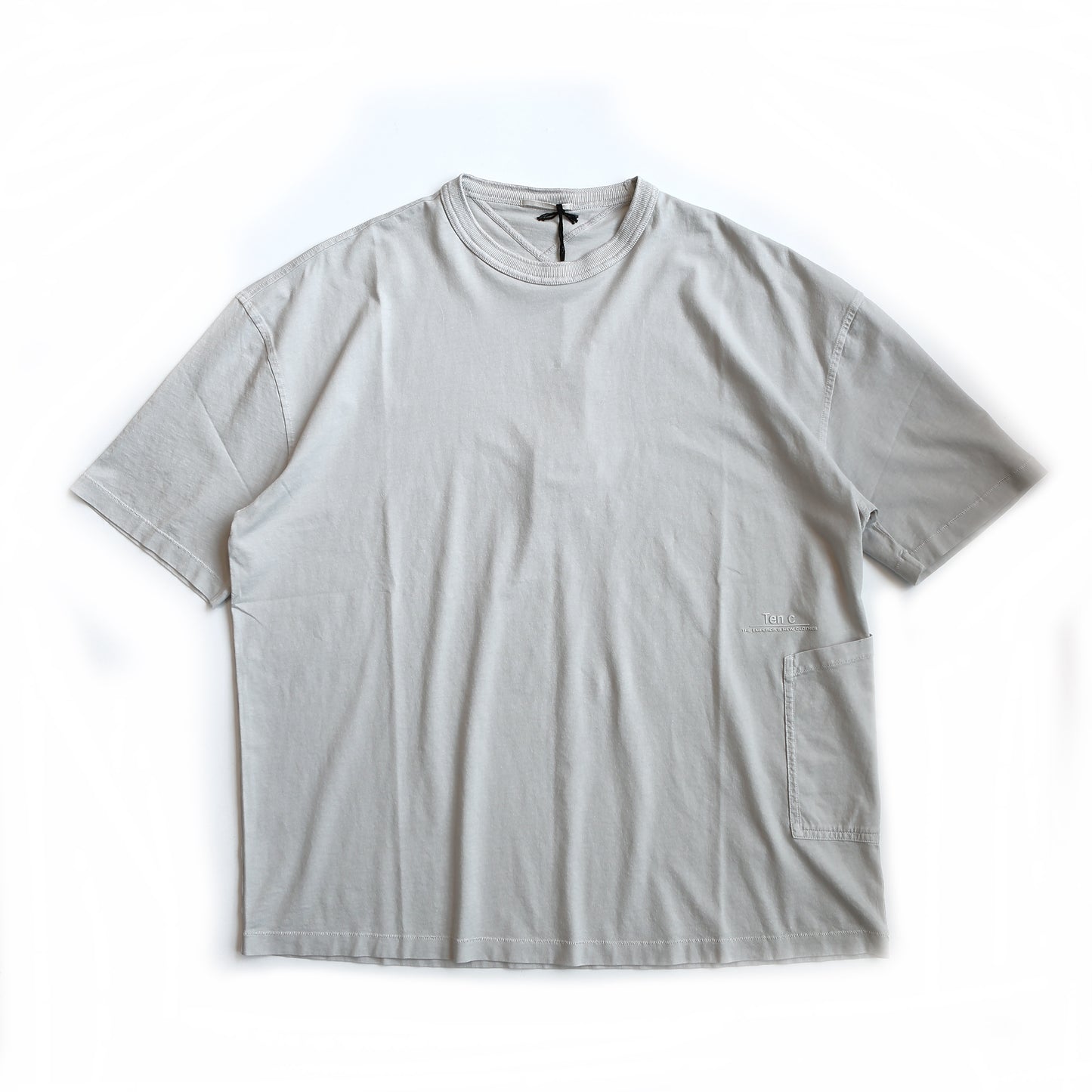 TENC MANICA CORTA T-SHIRT 灰白