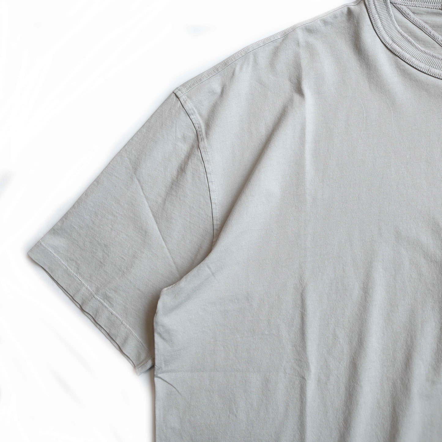 TENC MANICA CORTA T-SHIRT 灰白