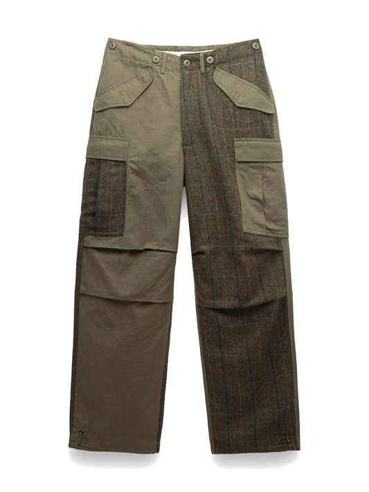 MAHARISHI 5335 WOOL M65 CARGO PANTS OLIVE